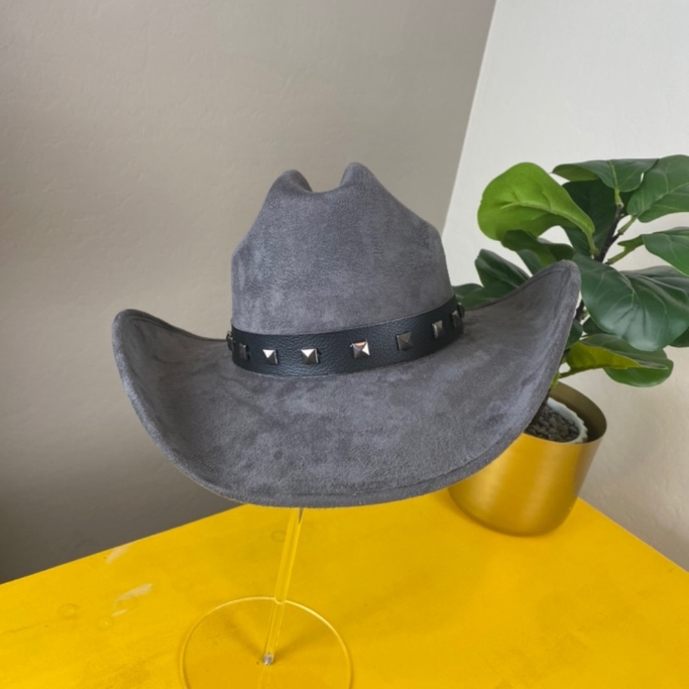 Suede cowgirl / cowboy hat